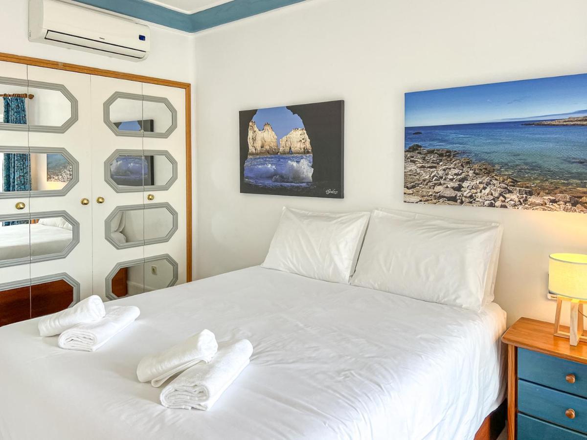 Lovely Apartment In Albufeira 2Bd 250M Beach Ocean View And Ac Wi-Fi Pool Exterior photo